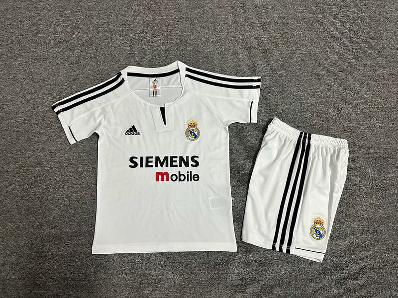 03-04 Real Madrid home retro kid kit