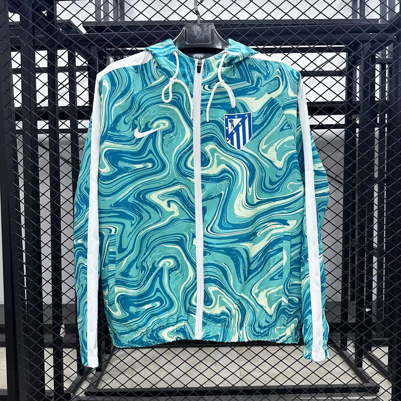 25-26 Atletico Madrid blue windbreaker