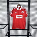 25-26 Adidas x Oasis Tour Jacquard red with font 25 Jersey size S-4XL