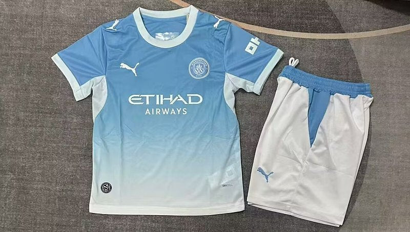 26-27 Manchester City Home Kids — Jsonwang 26/27