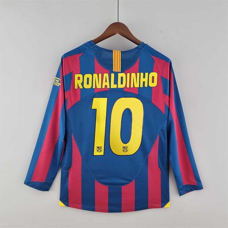05-06 Barcelona home long sleeve
