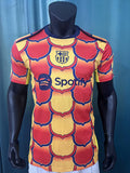 24-25 Barcelona yellow and red special player version jersey