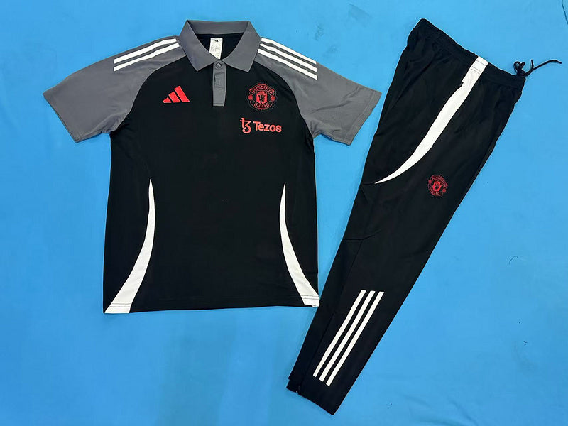 25-26 Manchester United Black POLO suit