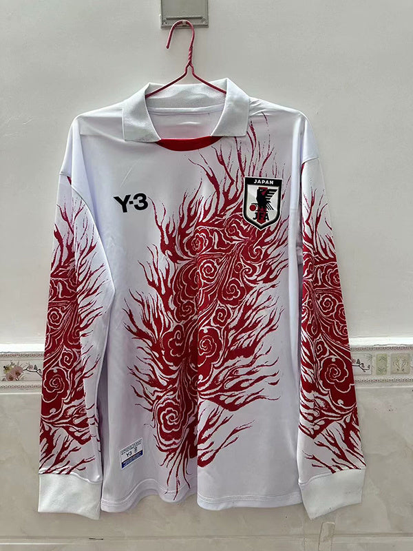 24-25 Japan white and red special long sleeve jersey