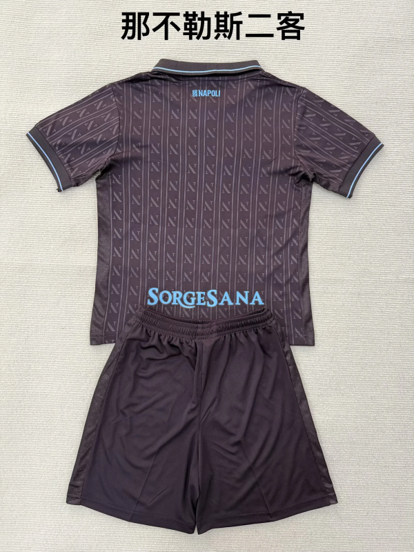 Napoli 2025/26 Third Away Kids Kit