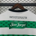 25-26 Palestino green and white jersey