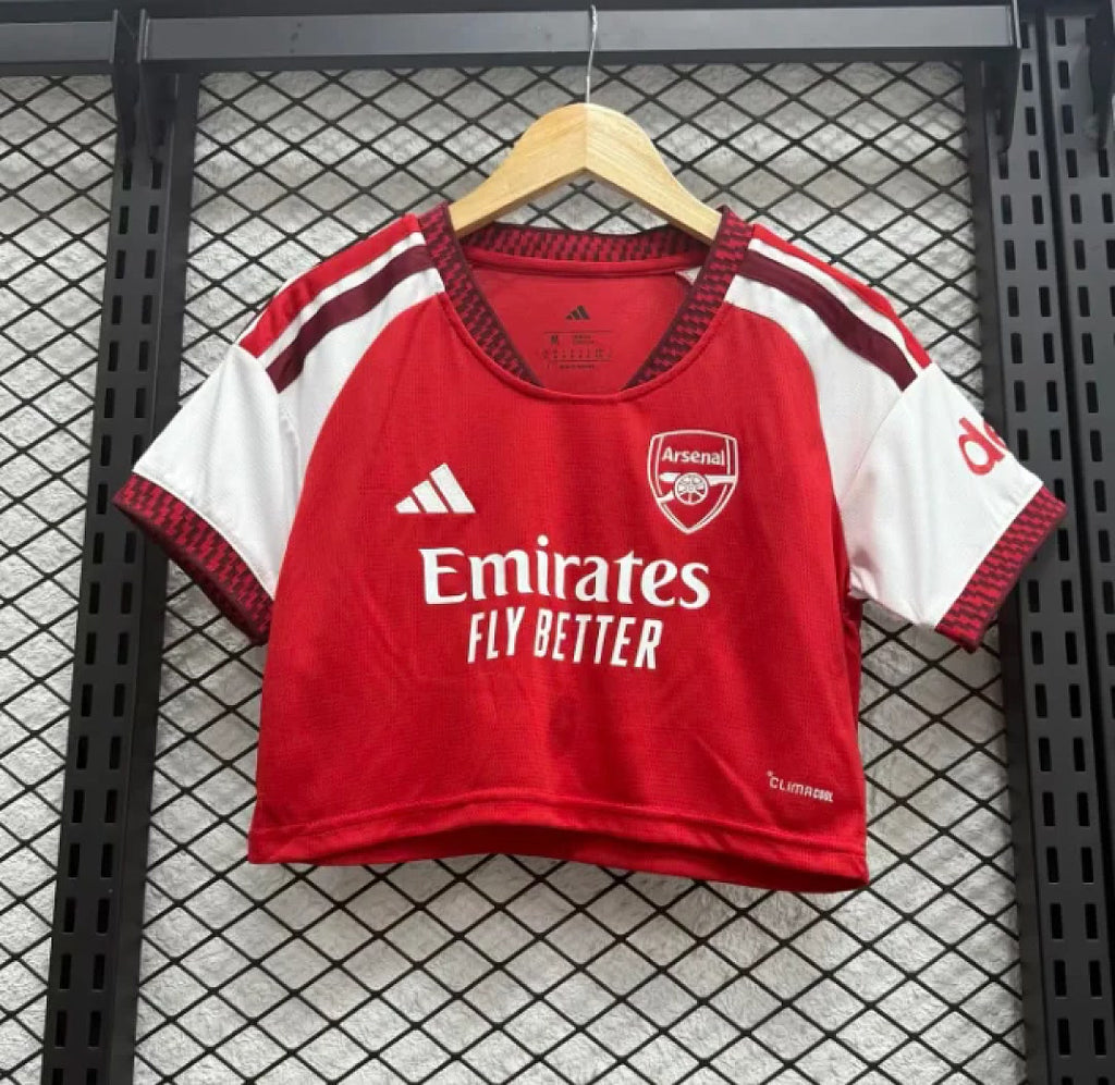 Women's Crop Top 2026/27 Arsenal Home Jersey S-2XL