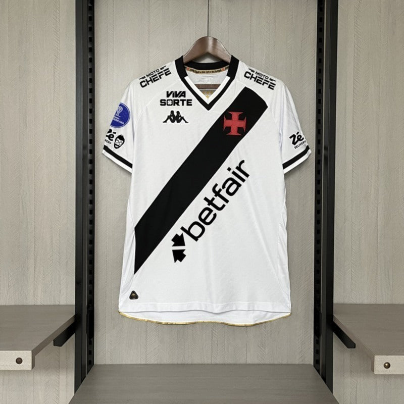 Vasco da Gama 2025/26 Away Soccer Jersey with all Sponsor