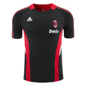 2008 2009 AC Milan short sleeves black Training Jersey