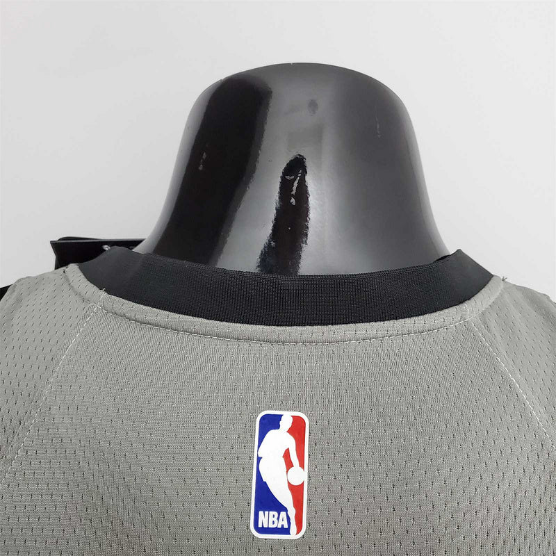 Nets Curry #30 Flyer Grey NBA Jersey