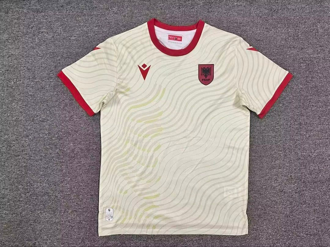Albania 2026 World Cup Away Soccer Jersey size S-4XL