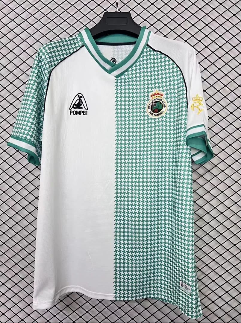 Racing de Santander 2025/26 113th Anniversary soccer jersey size S-2XL