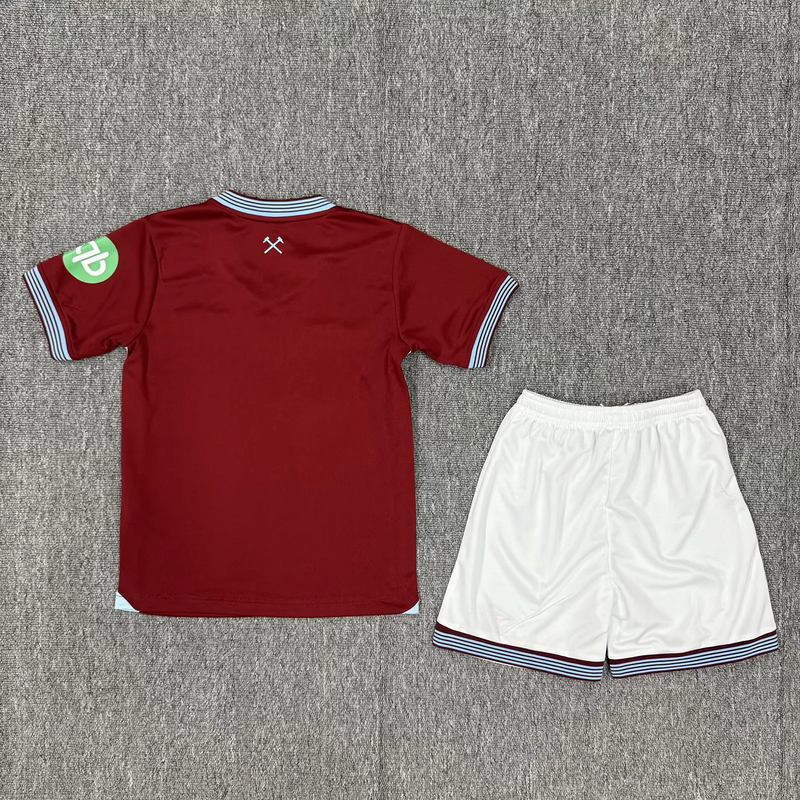 25-26 West ham home kid kit
