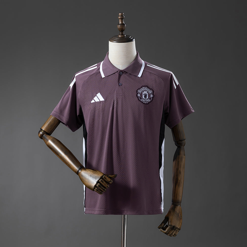 M-U 25/26 POLO - Grey Purple S-XXL