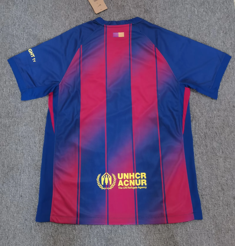 Barcelona 2025/26 home jersey with new sponsor