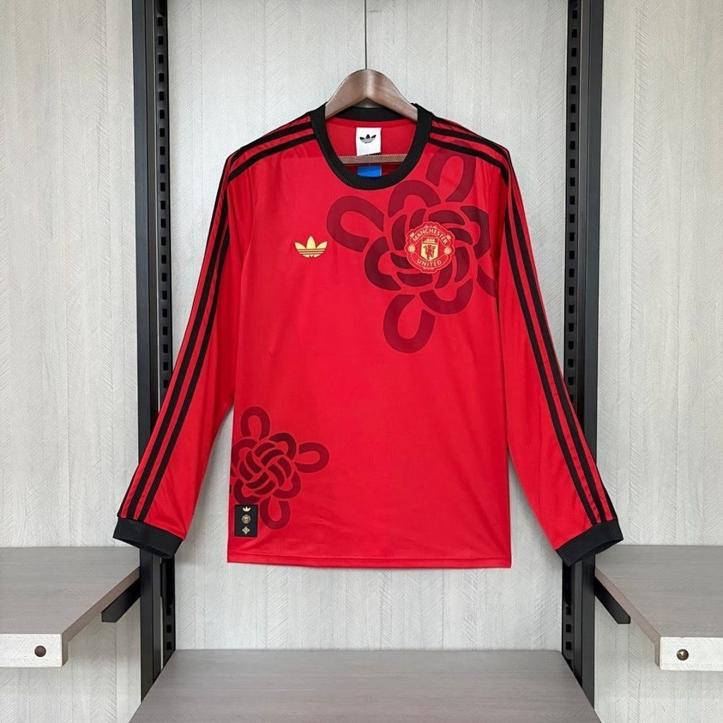 Manchester United 2025/26 Special Edition Red jersey Long Sleeve S-4XL