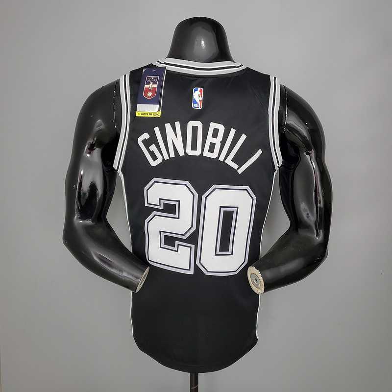 GINOBILI#20 Spurs Black