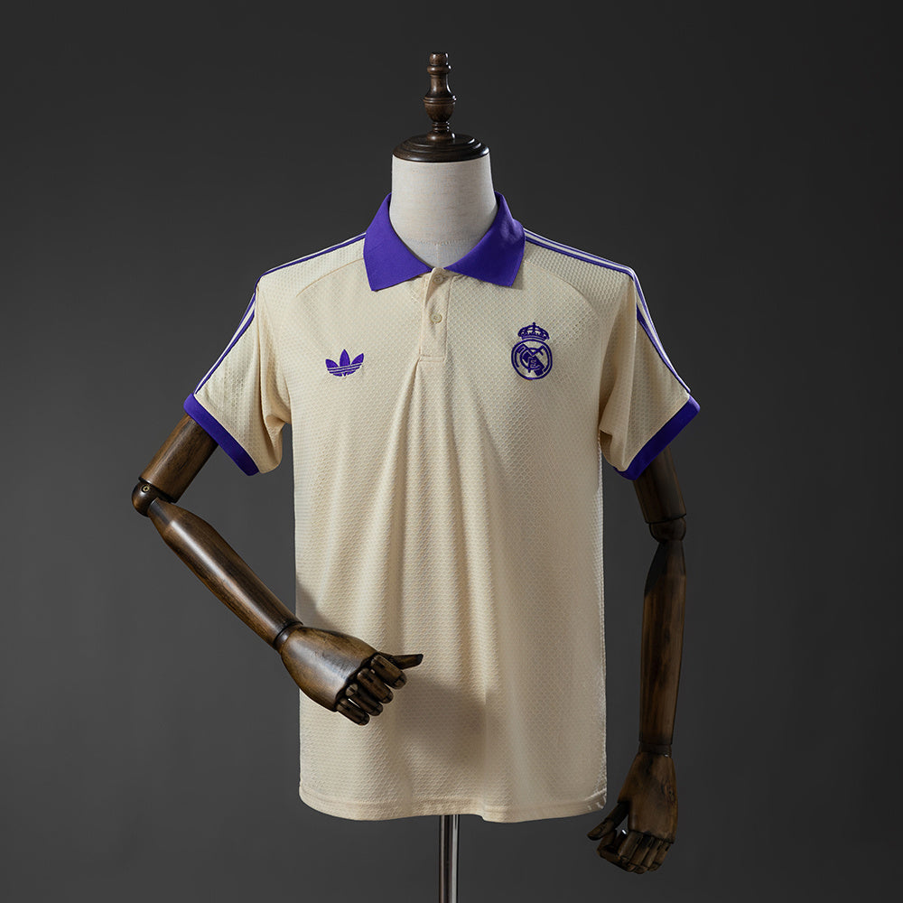 Real Madrid 25/26 POLO - Apricot S-XXL