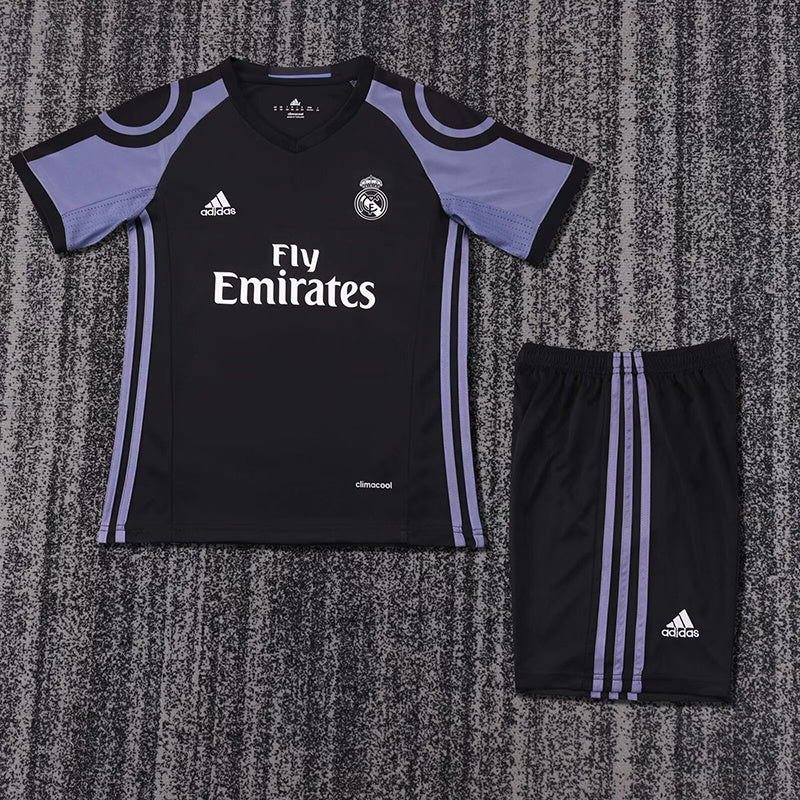 16-17 Real Madrid third away retro kid kit