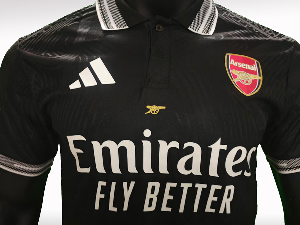 Arsenal 2025-26 Black Special Player Version Training jersey size S-2XL