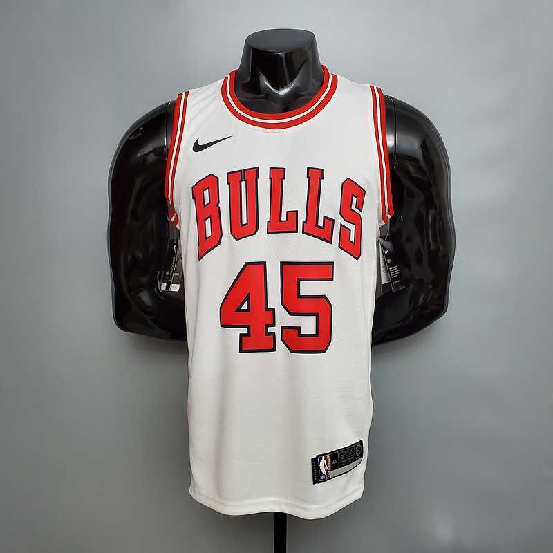 JDRDAN#45 Chicago Bulls white
