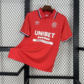 2025/26 Rangers Second Away Red Jersey S-XXL