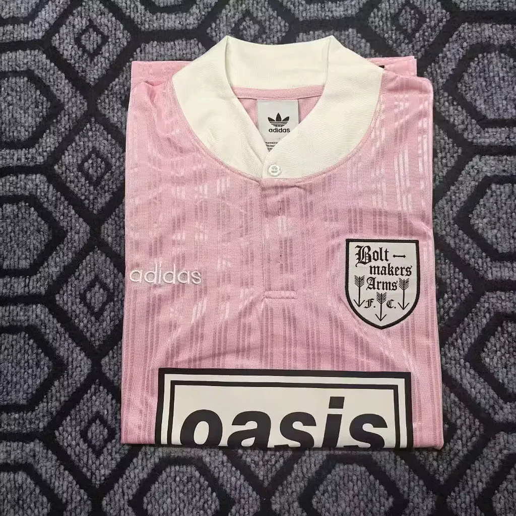 Retro 96 AD Originals x Oasis Tour Jacquard pink Jersey size S-4XL
