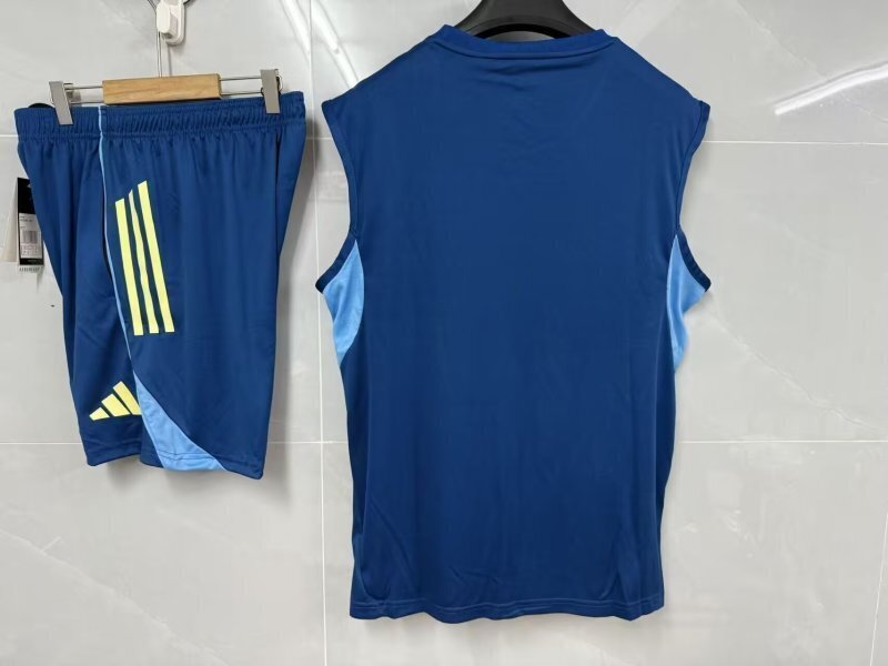 25-26 Real Zaragoza Blue Vest Suit