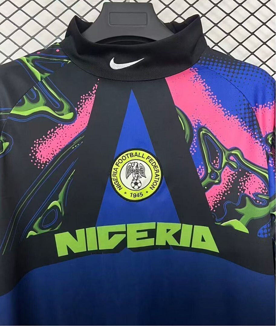 Nigeria 2026 Black Long Sleeve Goalkeeper jersey size S-2XL