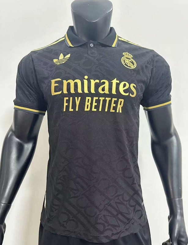 24-25 Real Madrid black training polo player version S-XXL