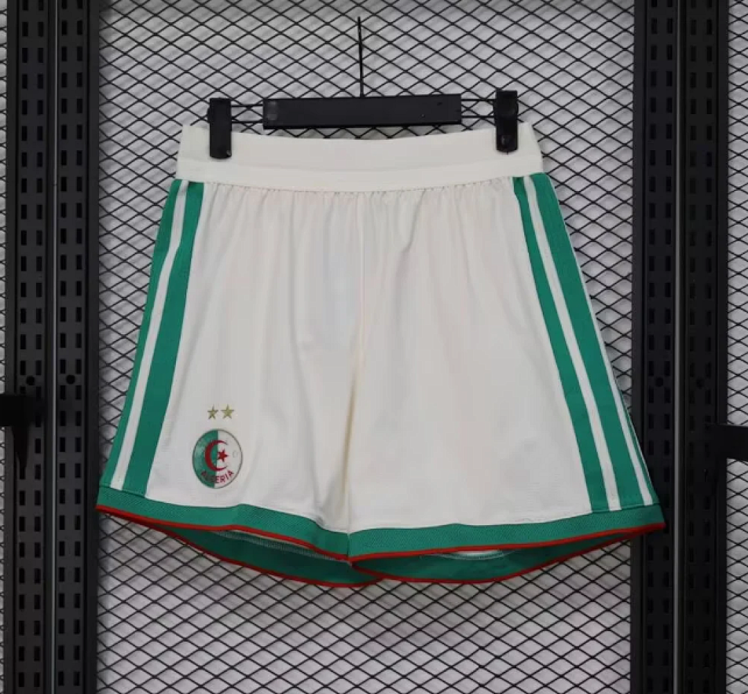 Pantalon Corto de Futbol Player Version #2026 Algeria White Player Version Shorts — Zhang199