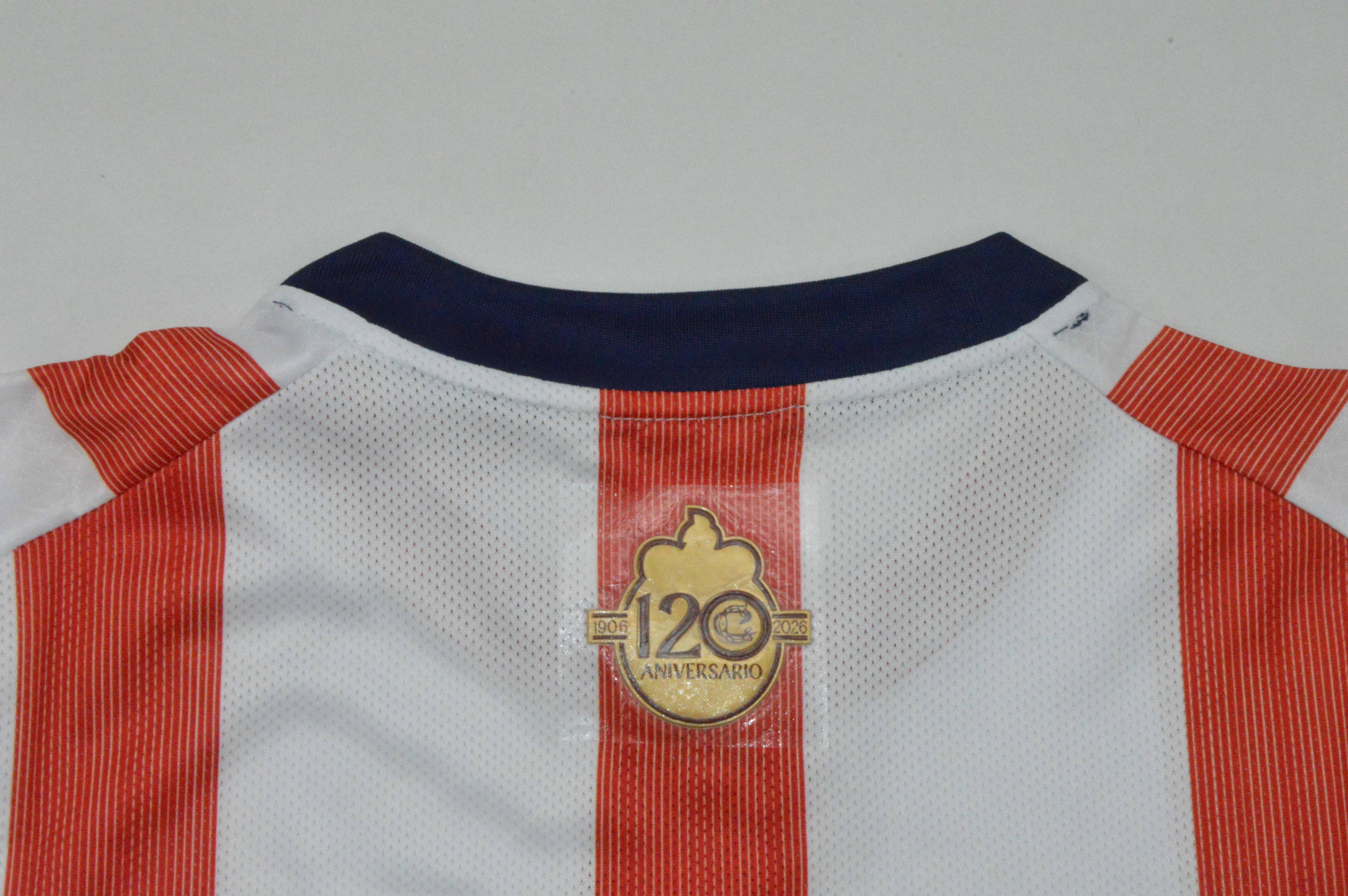 CHIVAS 120TH Manga larga Version autentica/jugador — Special Edition