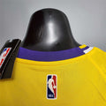 Bryant #24 Lakers Round neck yellow