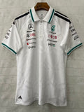 Mercedes 2026 White F1 polo S-5XL