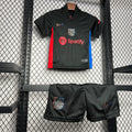 24-25 Barcelona away black kid kit