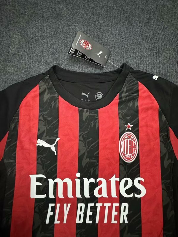 25-26 AC Milan home soccer jersey