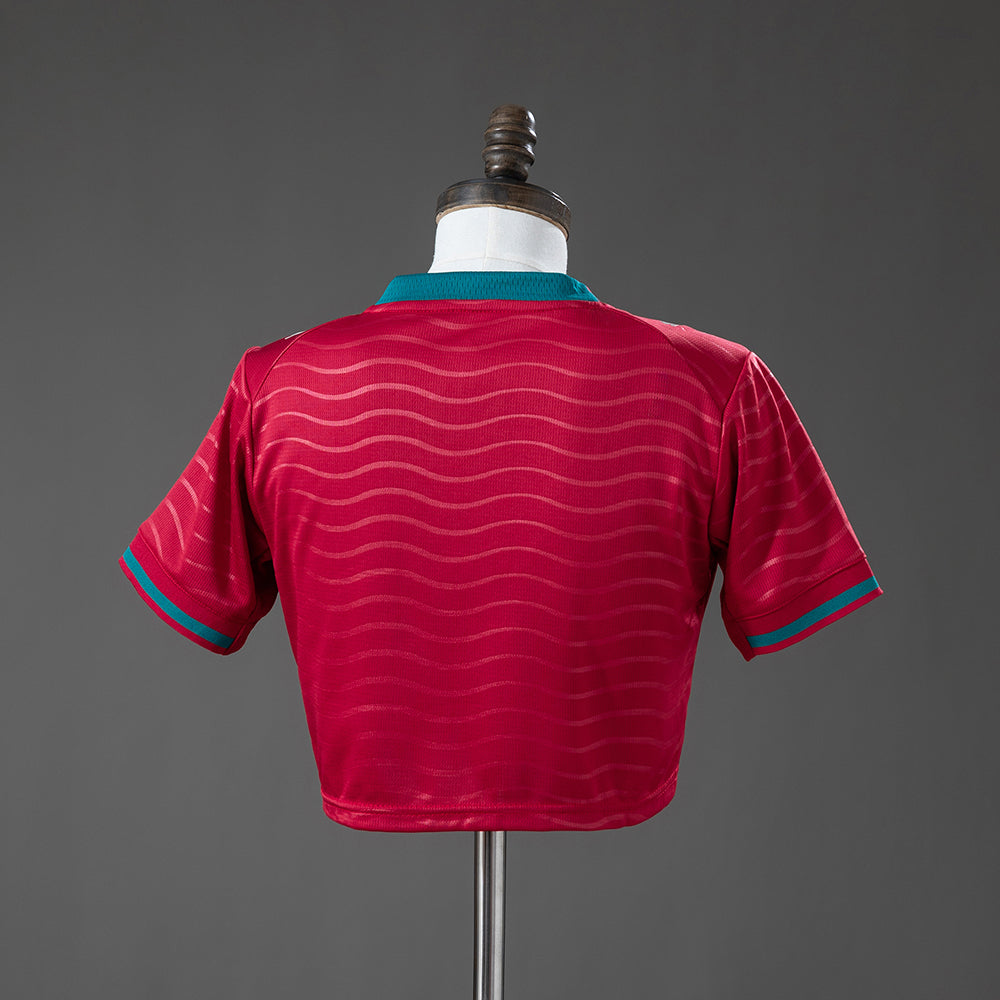 Portugal 2026 Home Women's Crop Top Style Jersey S-XXL