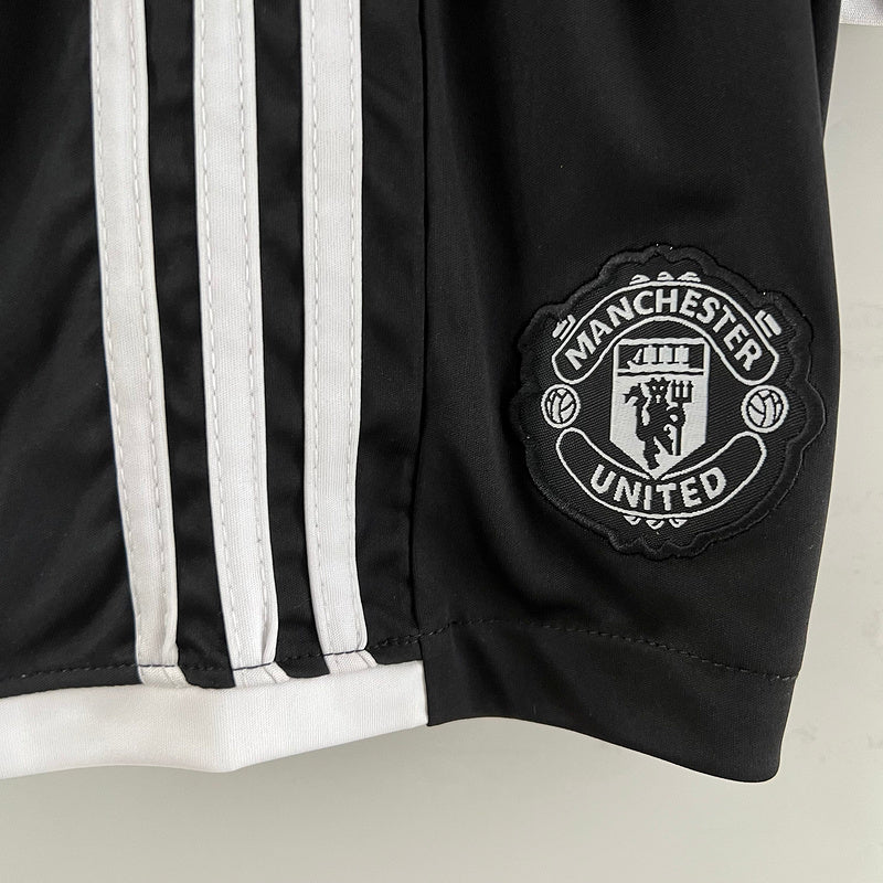 23-24 Manchester United away kid kit sizs 16-28