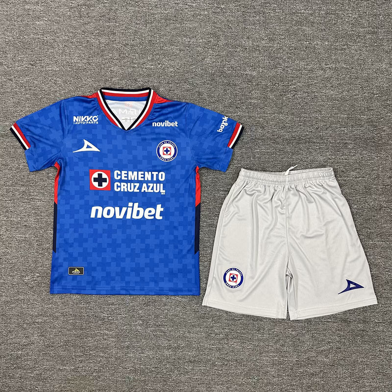 25-26 Cruz Azul Home Kid kit