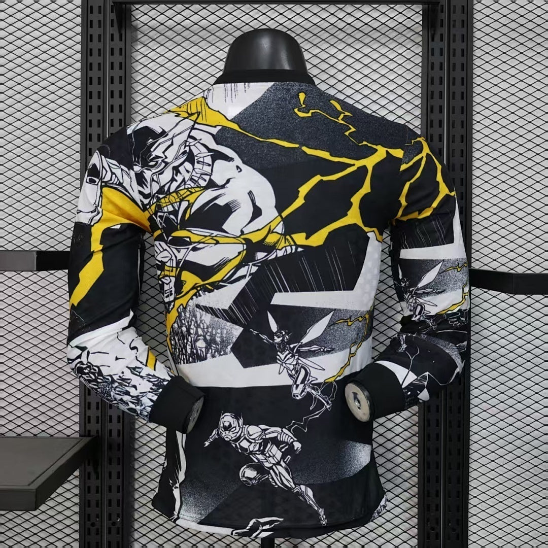 Real Madrid 2025/26 Pre-Match Long Sleeve Player Edition Jersey