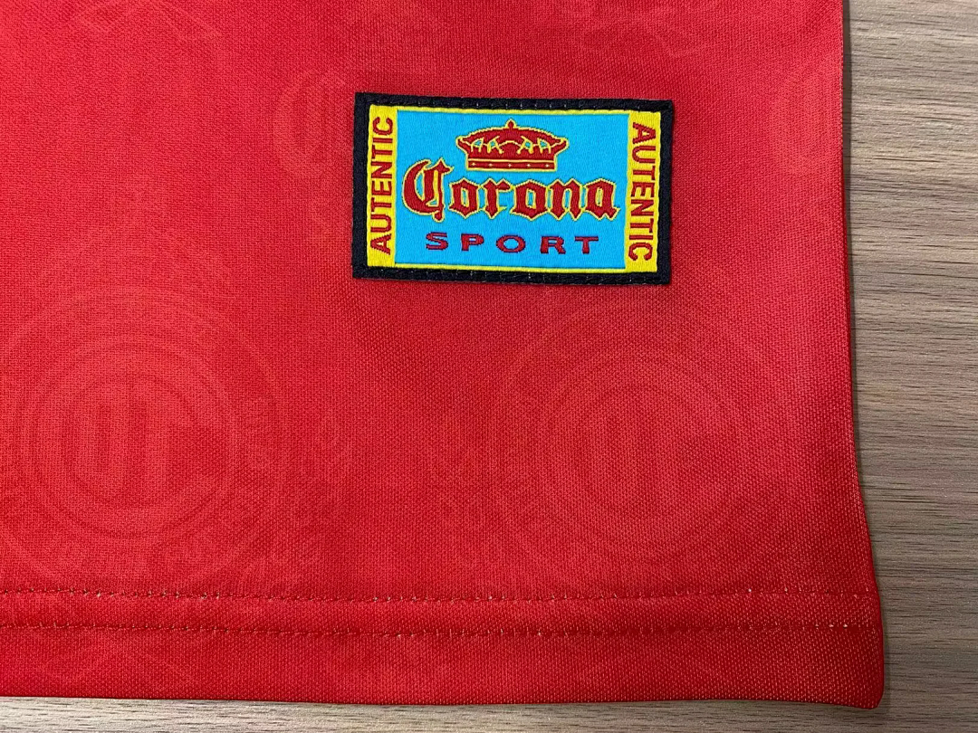 Retro 1996-97 Toluca Home long sleeves soccer jersey size S-2XL