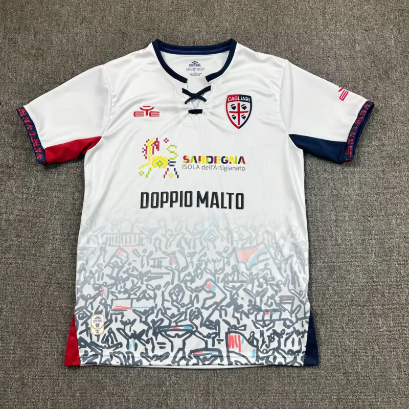 Cagliari 2025/26 Away soccer jerseys Size S-2XL