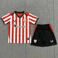Kids Kit Athletic Bilbao 2026/27 Home soccer jerseys Size 16-28