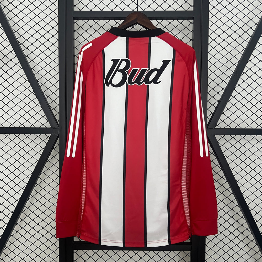 Retro long sleeves River Plate 03/04 away S-XXL