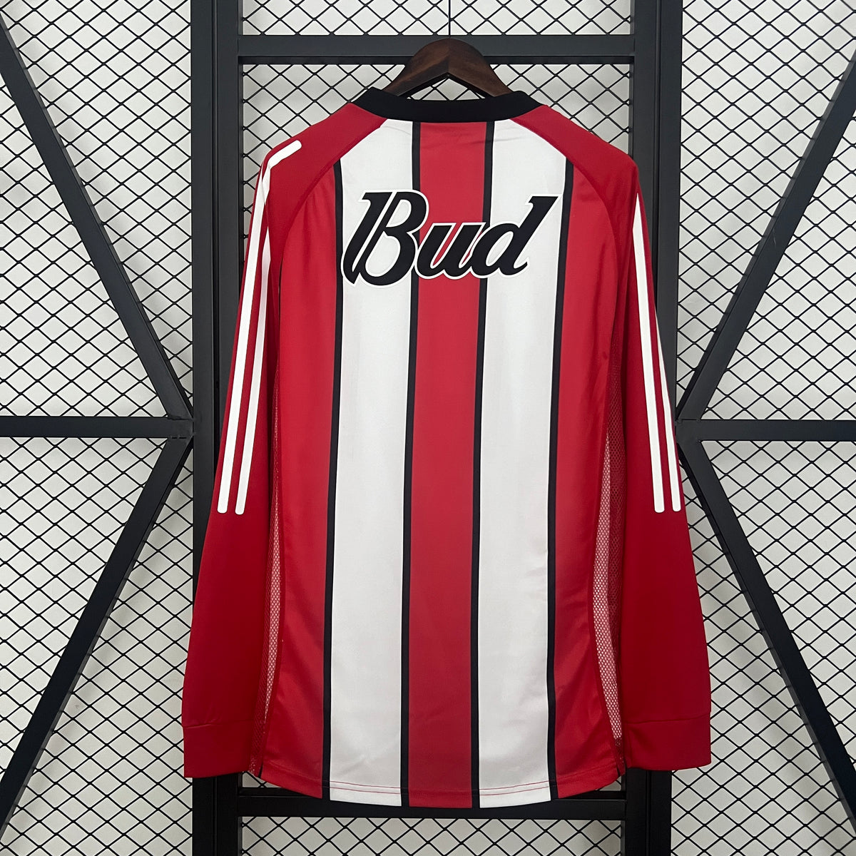 Retro long sleeves River Plate 03/04 away S-XXL
