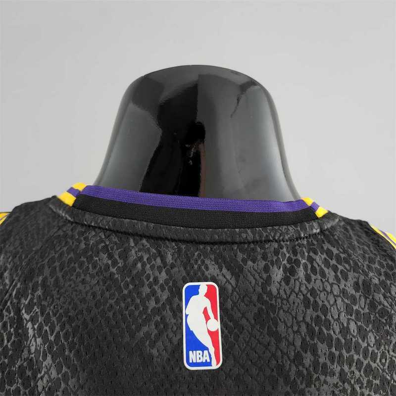 TOSCANO#95 Los Angeles Lakers black NBA jersey