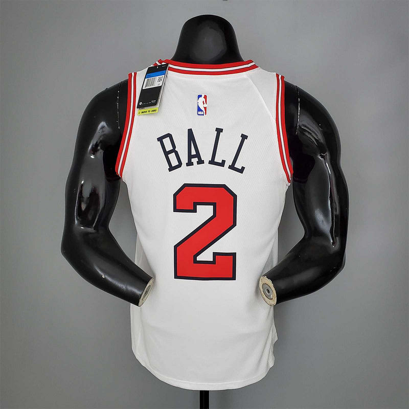 BALL#2 Chicago Bulls white