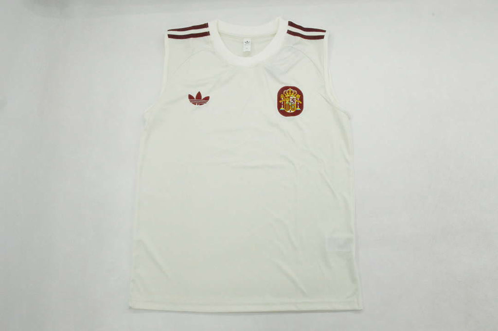 Spain 2026 World Cup White Vest Size S-2XL