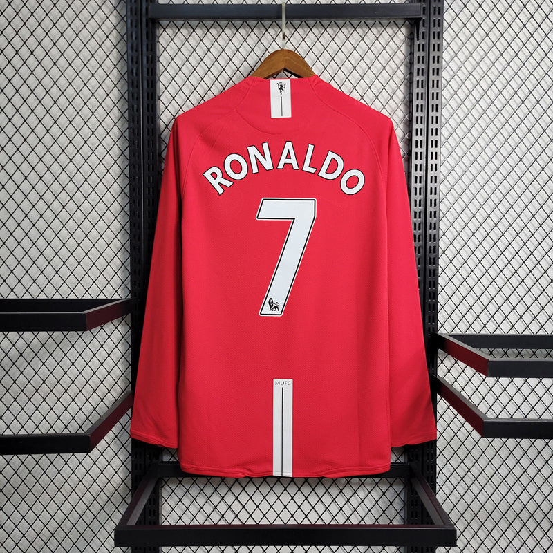 07-08 Manchester United home Long Sleeve