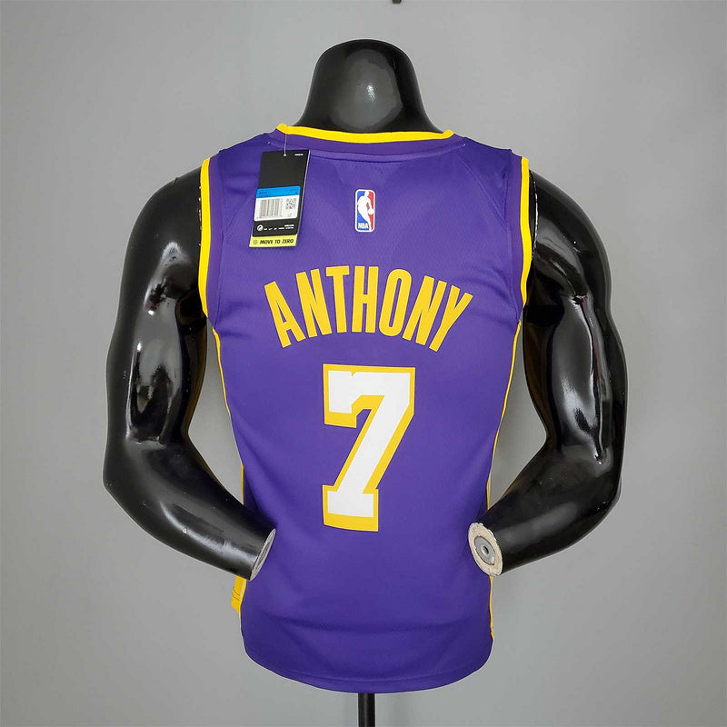 ANTHONY#7 Lakers purple yellow
